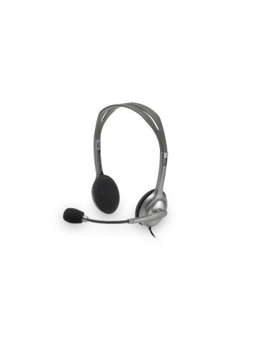 Logitech H111 Stereo Headset Wired Head-band Office/Call center Grey