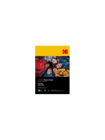 Kodak 180g A4 210x297mm Glossy Picture Paper - 25 Sheets