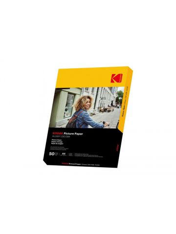 Kodak 230g A4 210x297mm Glossy Picture Paper - 50 Sheets