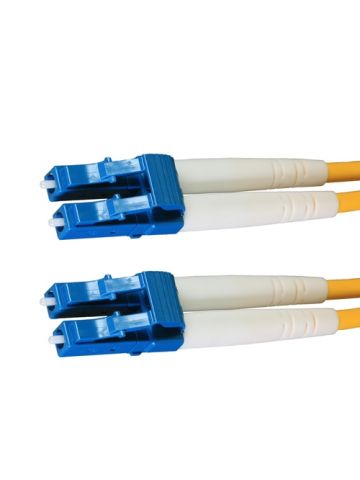 Cablenet 25m OS2 9/125 LC-LC Duplex Yellow LSOH Fibre Patch Lead