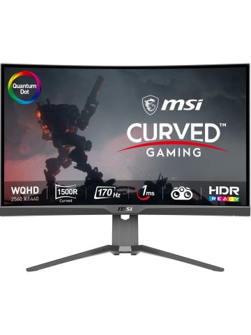 MSI MAG 275CQRF QD computer monitor 68.6 cm (27") 2560 x 1440 pixels Wide Quad HD Black