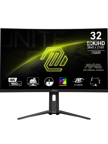 MSI MAG 321CUP computer monitor 80 cm (31.5") 3840 x 2160 pixels 4K Ultra HD Black