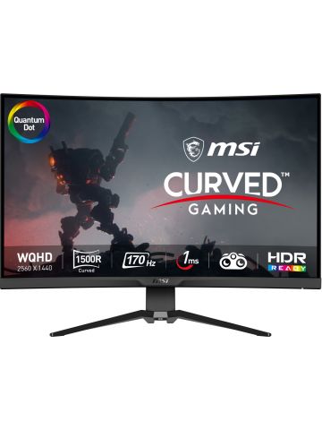 MSI MAG 325CQRF QD computer monitor 80 cm (31.5") 2560 x 1440 pixels Wide Quad HD Black