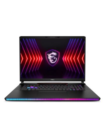 MSI Gaming Raider GE78 HX 14VHG-647U Intel® Core™ i9 i9-14900HX Laptop 43.2 cm (17") Quad HD+ 32 GB DDR5-SDRAM 4 TB SSD NVIDIA GeForce RTX 4080 Wi-Fi 7 (802.11be) Windows 11 Pro Black