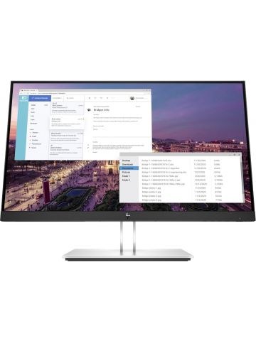 HP E23 G4 computer monitor 58.4 cm (23") 1920 x 1080 pixels Full HD Black, Silver