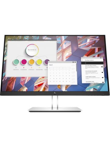 HP E24 G4 computer monitor 60.5 cm (23.8") 1920 x 1080 pixels Full HD LED Black, Silver