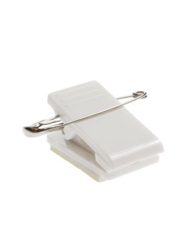 Digital ID Plastic ID Crocodile Clip with Pin and Self-Adhesive Pad (Pack of 100)