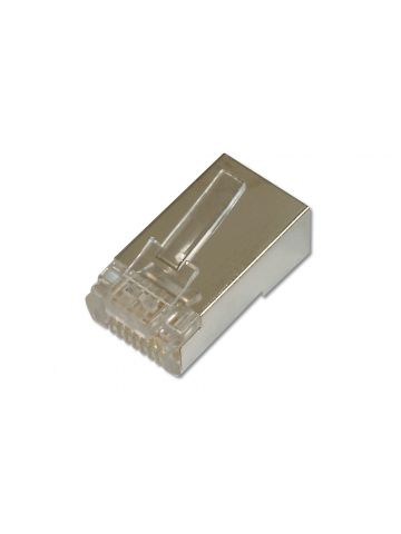 Digitus Modular plugs for round cable, CAT 5e, Pass through connector