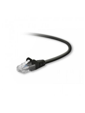 Belkin UTP CAT5e 0.5m networking cable U/UTP (UTP) Black
