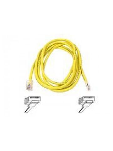 Belkin High Performance - Patch cable - RJ-45(M) - RJ-45(M), 2m, UTP ( CAT 6 ) - yellow networking cable