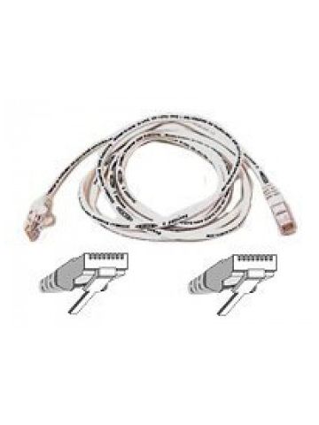 Belkin High Performance - Patch cable 5m UTP ( CAT 6 ) - white networking cable