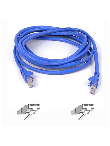 Belkin RJ45 CAT-6 Snagless STP Patch Cable 5m blue networking cable