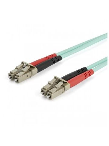 StarTech.com A50FBLCLC15 fibre optic cable 15 m LSZH OM3 LC Aqua