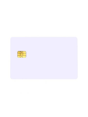 Digital ID Blank White FM 5542 Contact Chip Cards - Pack of 100