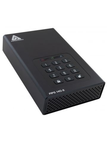 Apricorn Aegis Padlock DT FIPS external hard drive 2 TB Black