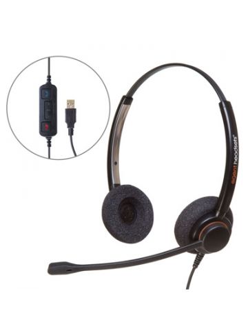 AGENT AP-2U Binaural NC Headset PLX USB AG22-0296