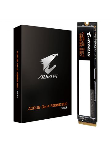 GIGABYTE AORUS Gen4 5000E SSD 500GB M.2 PCI Express 4.0 NVMe 3D TLC NAND