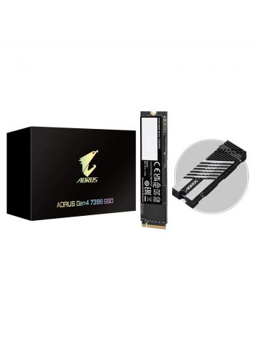 Gigabyte AORUS Gen4 7300 SSD 1TB M.2 PCI Express 4.0 3D TLC NAND NVMe