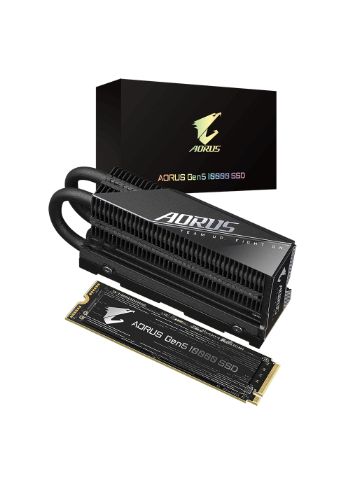 Gigabyte AORUS Gen5 10000 M.2 2000 GB PCI Express 5.0 3D TLC NAND NVMe