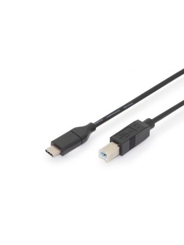 Digitus USB Type-C™ connection cable, Type-C™ to B