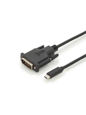 Digitus USB Type-C™ adapter / converter cable, Type-C™ to DVI