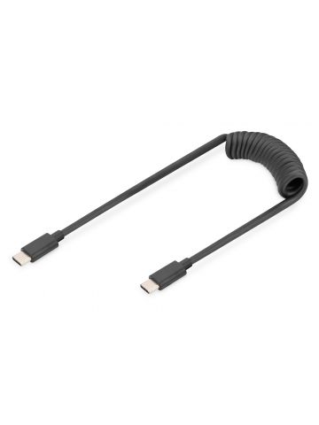 Digitus USB 2.0 - USB C to USB C Spiral Cable