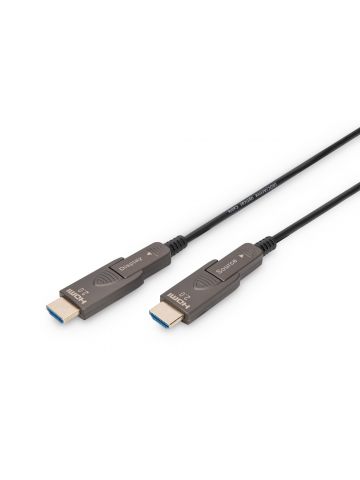 Digitus 4K - HDMI® AOC Hybrid Fiber Optic Cable with 10m removable plug