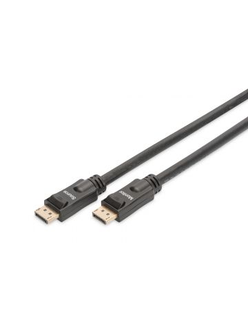 Digitus Displayport connection cable, DP, w/ amp.