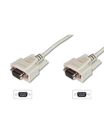 Digitus Datatransfer connection cable, D-Sub9/F - D-Sub9/F