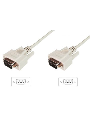 Digitus Datatransfer connection cable, D-Sub9/M - D-Sub9/M