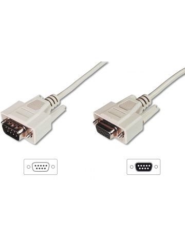 Digitus Datatransfer extension cable, D-Sub9/M - D-Sub9/F