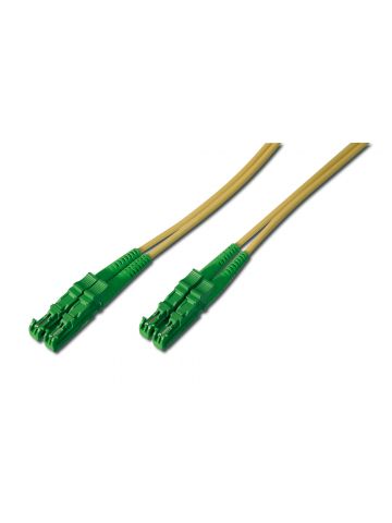 Digitus Fiber Optic Patch Cord, E2000 (8° APC) to E2000 (8° APC), Singlemode