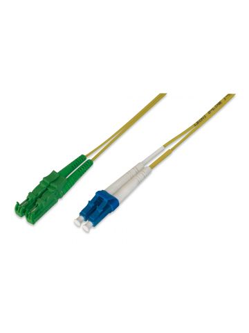 Digitus Fiber Optic Patch Cord, E2000 (8° APC) to LC (UPC), Singlemode