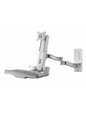 Amer Mounts AMR1WSL monitor mount / stand 61 cm (24") Grey Wall