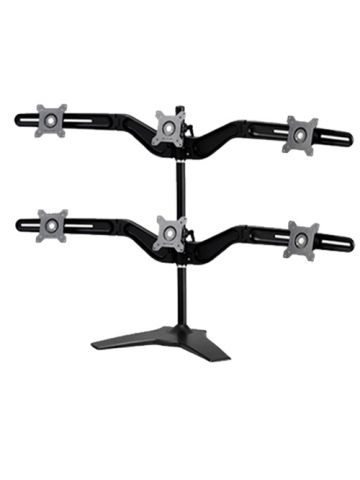 Amer Mounts AMR6S monitor mount / stand 61 cm (24") Black Desk