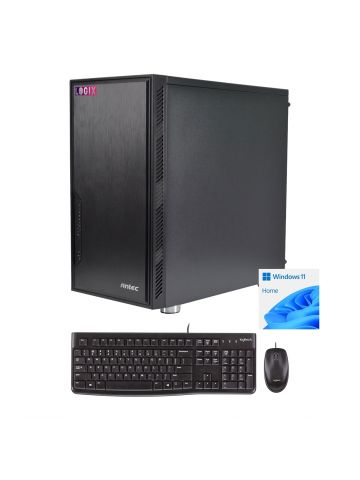 LOGIX Intel Core i3 12th Gen Quad Core 8GB RAM with 500GB SSD Wireless Family Desktop PC with Windows 11 Home & Keyboard & Mouse