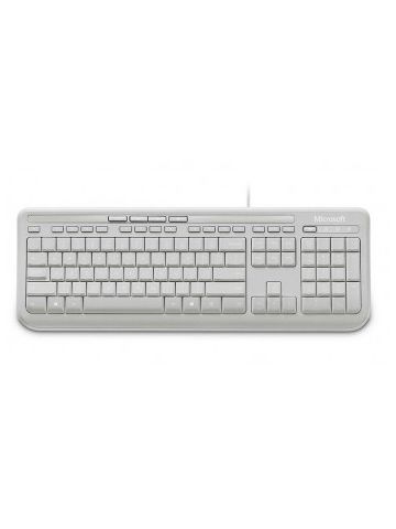 Microsoft Wired 600, DE keyboard USB White