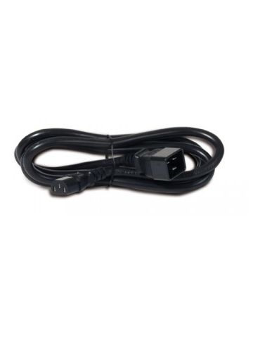 APC C13/C20 2m power cable Black C20 coupler C13 coupler