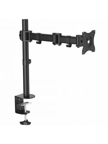 StarTech.com Desk Mount Monitor Arm for up to 34" (8 kg) VESA Compatible Displays - Articulating Pole Mount Single Monitor Arm - Ergonomic Height Adjustable Monitor Mount - Desk Clamp/Grommet