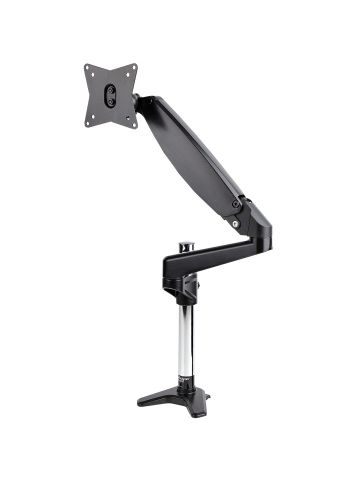 StarTech.com Desk Mount Monitor Arm for Single VESA Display up to 32" or 49" Ultrawide 8kg/17.6lb - Full Motion Articulating & Height Adjustable - C-Clamp, Grommet - Single Monitor Arm