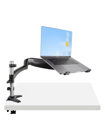 StarTech.com Desk Mount Laptop Arm - Full Motion Articulating Arm for Laptop or Single 34" Monitor - VESA Mount Laptop Tray Bracket - Ergonomic Adjustable Notebook Stand - Desk-Clamp