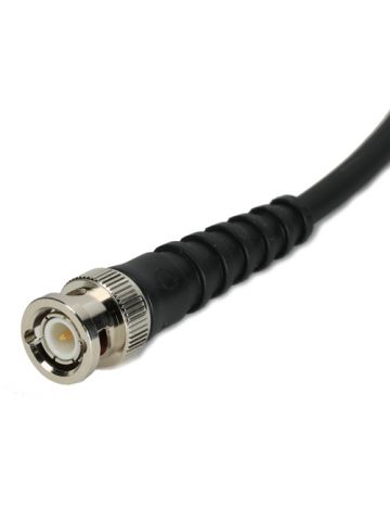 Cablenet 0.5m RG58 Plug-Plug Booted Black Cable