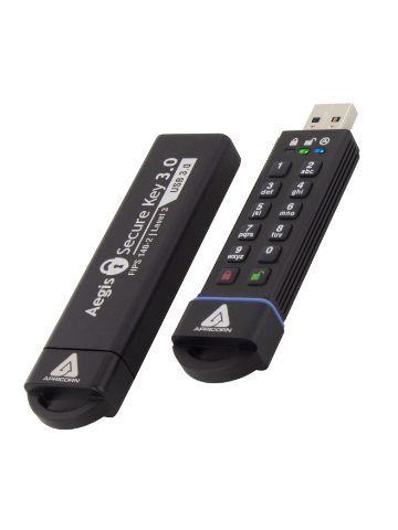 Apricorn Aegis Secure Key 3.0 USB flash drive 1000 GB USB Type-A 3.2 Gen 1 (3.1 Gen 1) Black