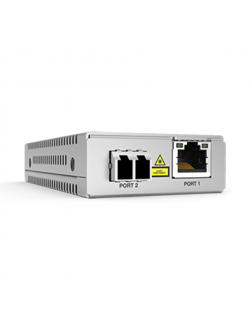 Allied Telesis AT MMC2000LX/LC - Fibre media converter - GigE - 10Base-T, 1000Base-LX, 100Base-TX, 1000Base-T, 1000Base-LC - RJ-45 / LC/LX single-mode - up to 20 km - 1310 nm - TAA Compliant