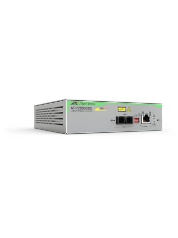 Allied Telesis AT-PC2000/SC-60 network media converter 1000 Mbit/s 850 nm Grey