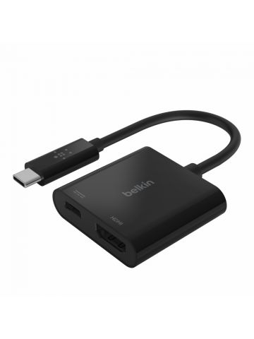 Belkin AVC002BTBK laptop dock/port replicator USB 3.2 Gen 1 (3.1 Gen 1) Type-C Black