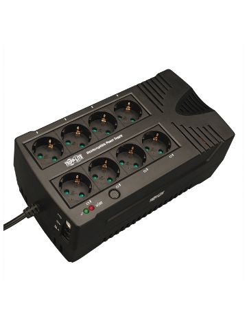 Tripp Lite AVR Series 230V 750VA 450W Ultra-Compact Line-Interactive UPS with USB port, CEE7/7 Schuko Outlets