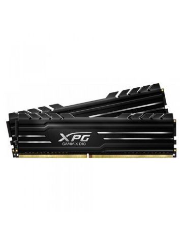 ADATA XPG GAMMIX D10, 32GB (2 x 16GB), DDR4, 3200MHz (PC4-25600), CL16, XMP 2.0, DIMM Memory, Low Profile