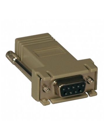 Tripp Lite Modular Serial Adapter Straight-Through Wiring (DB9 F to RJ45 F)