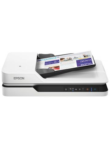 Epson WorkForce DS-1660W 600 x 600 DPI Flatbed scanner Black,White A4